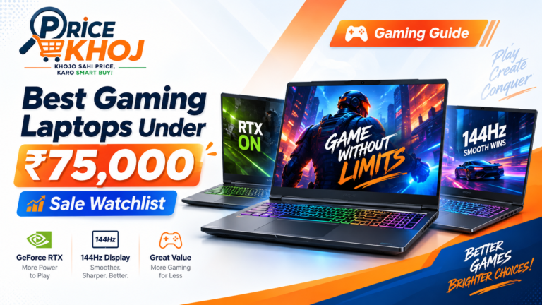 Best Gaming Laptops Under ₹75,000