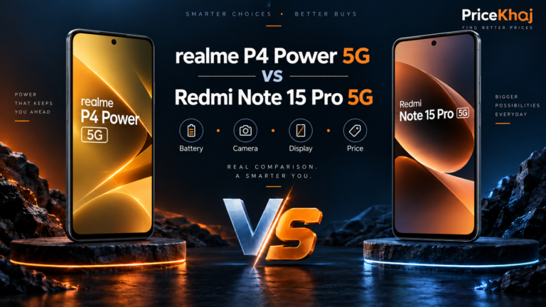 realme P4 Power 5G vs Redmi Note 15 Pro 5G