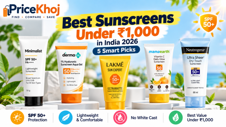 best sunscreens under 1000
