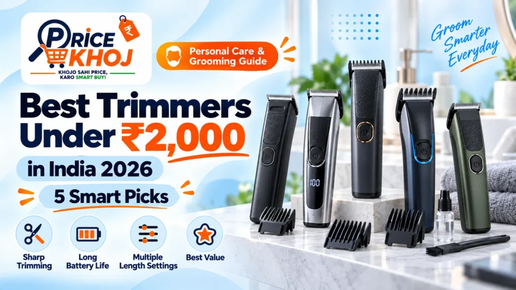 Best Trimmers Under ₹2,000 in India 2026: 5 Picks