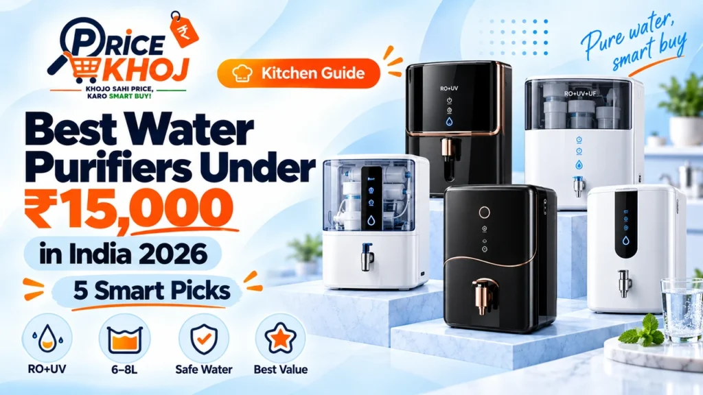 Best Water Purifiers Under ₹15,000 in India 2026: 5 Picks