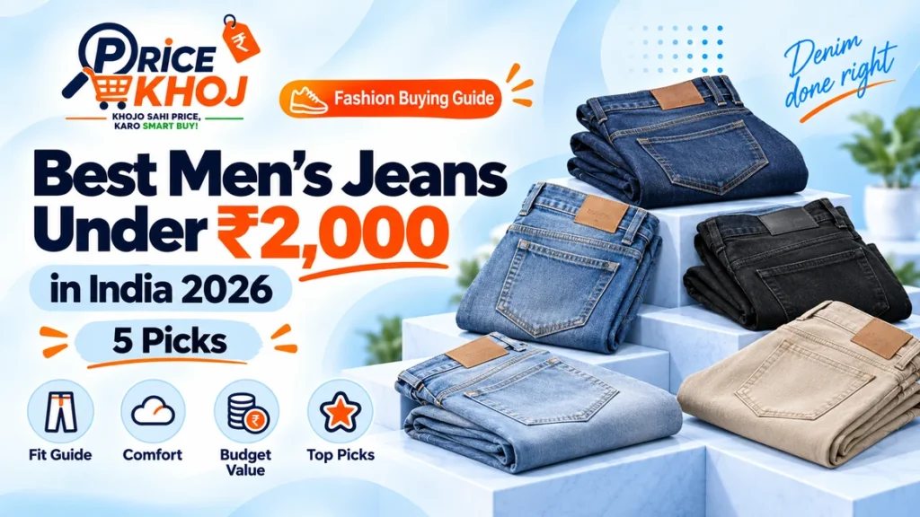 Best Men’s Jeans Under ₹2,000 in India 2026: 5 Picks